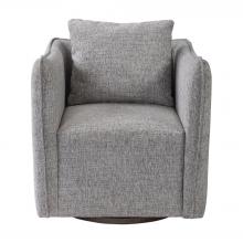  23492 - Uttermost Corben Gray Swivel Chair